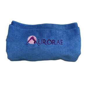 Aurorae Microfiber Beach Yoga Towel Blue NEW Extra Long 26 x 72